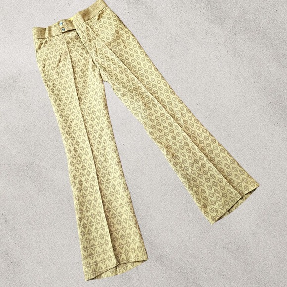Levi's Other - Vintage DEADSTOCK 1970s Levis Sta-Prest Slacks Pants Tan Diamond Flare 31x32 NWT